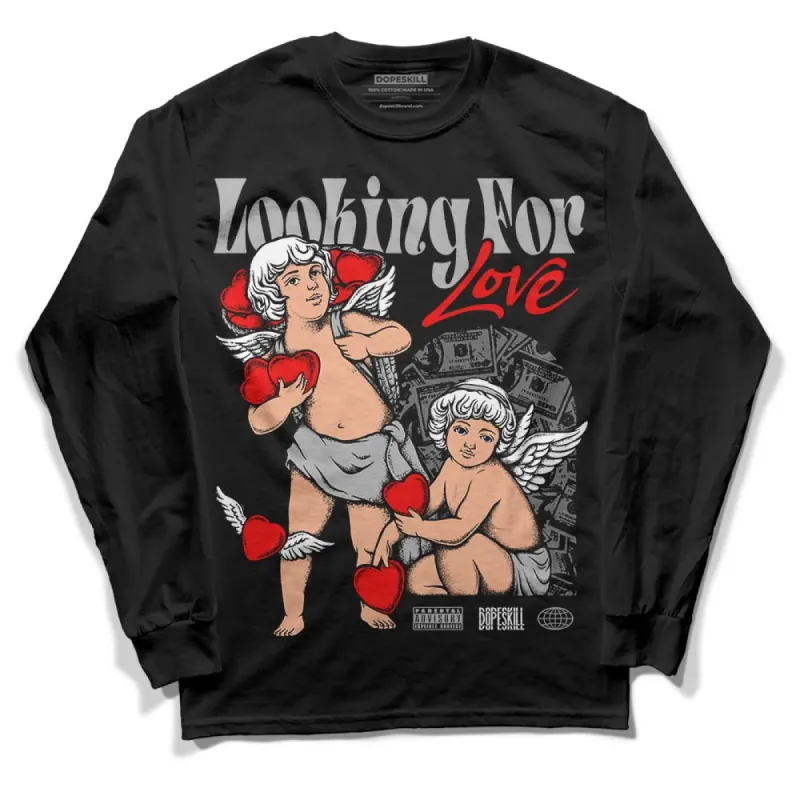 Shadow 1s DopeSkill Long Sleeve T-Shirt Looking For Love Graphic made by DopeSkill