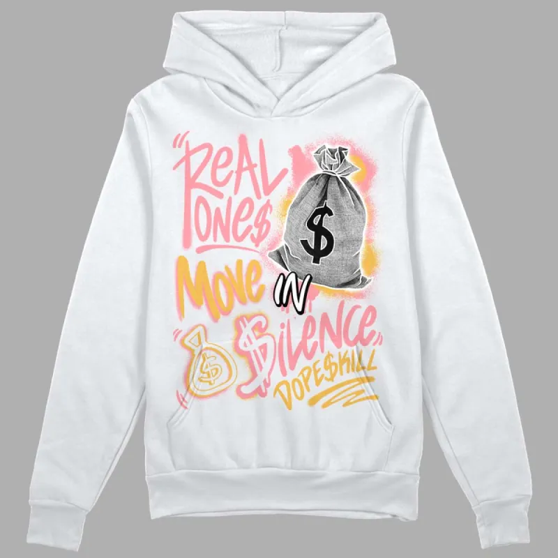 Red Stardust 3s DopeSkill Hoodie Sweatshirt Real Ones Move In Silence Graphic sold by DopeSkill