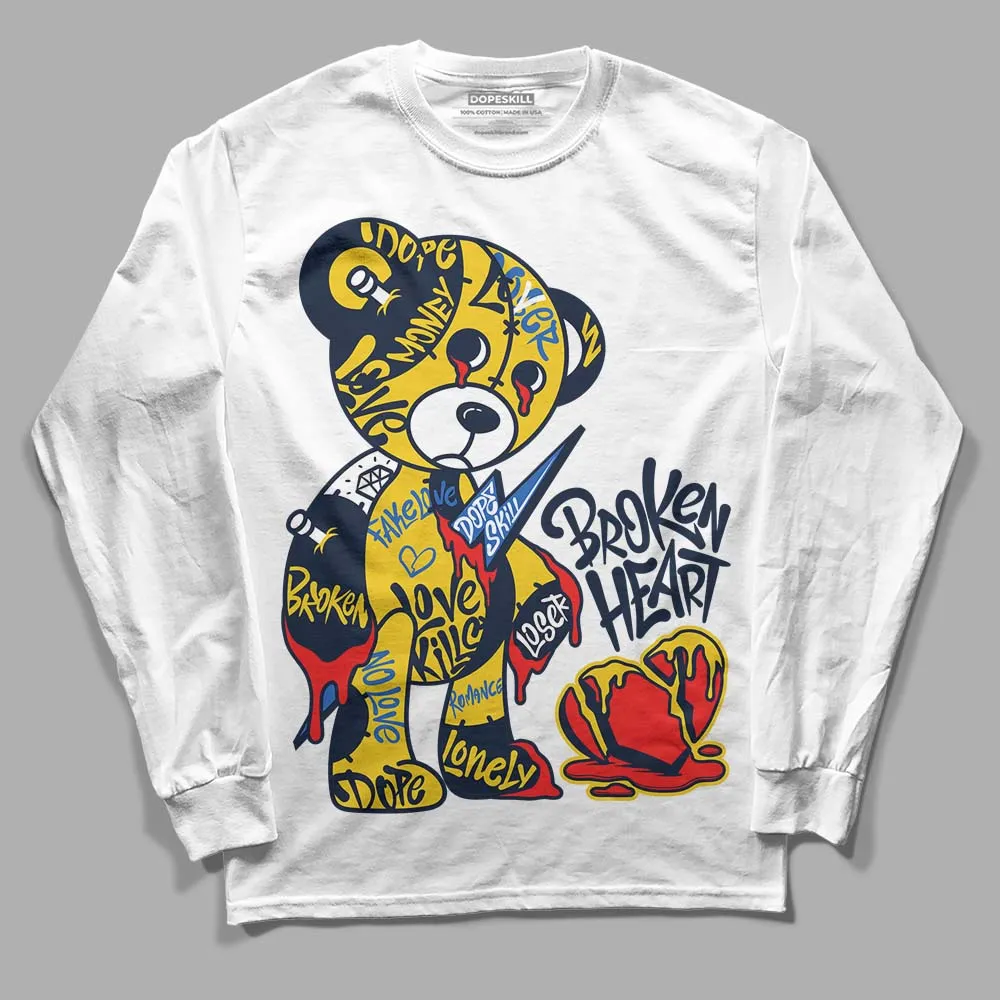 Michigan Dunks DopeSkill Long Sleeve T-Shirt Broken Heart Graphic sold by DopeSkill