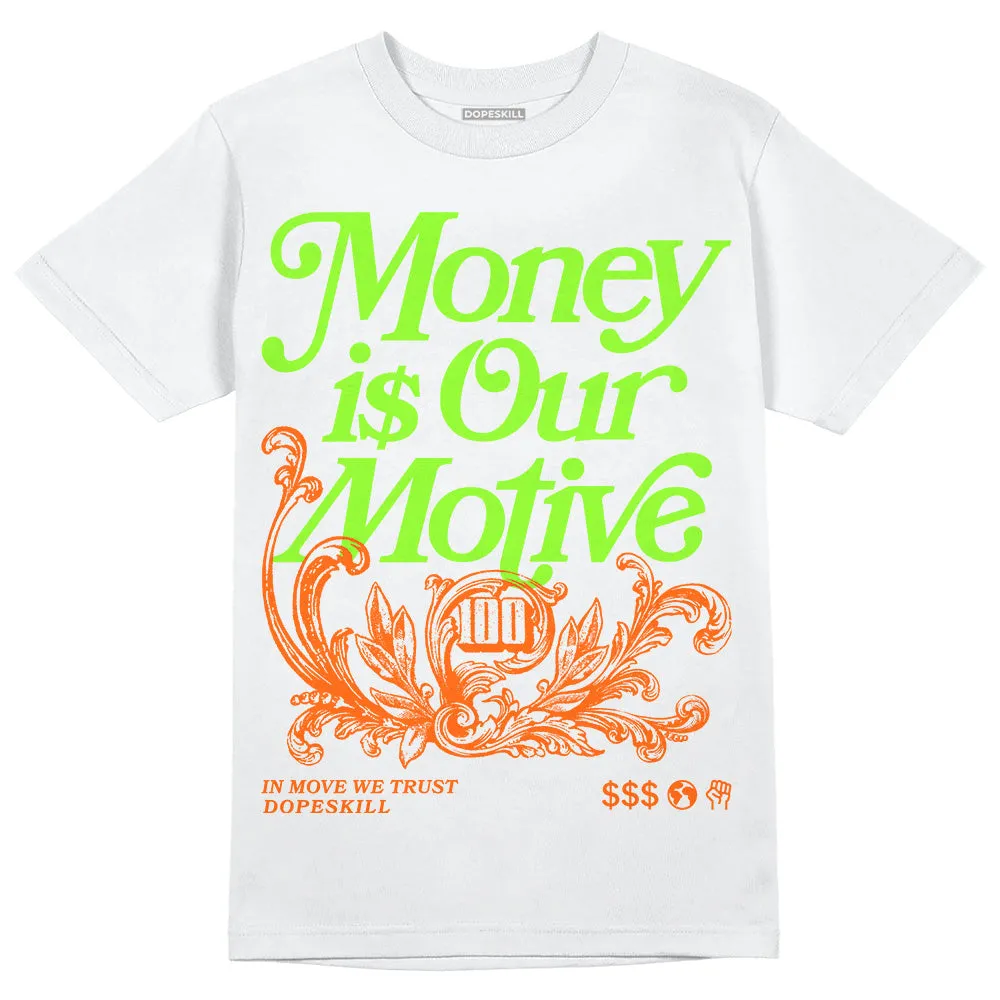 Neon Green Collection DopeSkill T-Shirt Money Is Our Motive Typo Graphic sold by DopeSkill product image thumbnail 2