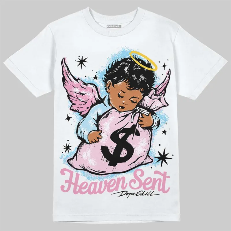 Paw Print Pink Foam 1s DopeSkill T-Shirt Heaven Sent Graphic sold by DopeSkill