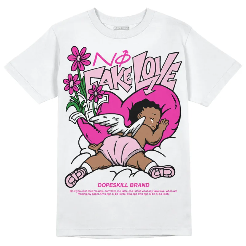 Triple Pink Dunk DopeSkill T-Shirt No Fake Love Graphic sold by DopeSkill