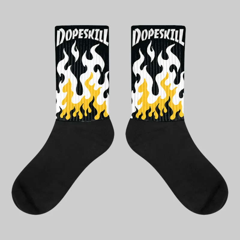 Max 96 Varsity Maize DopeSkill Sublimated Socks FIRE Graphic sold by DopeSkill