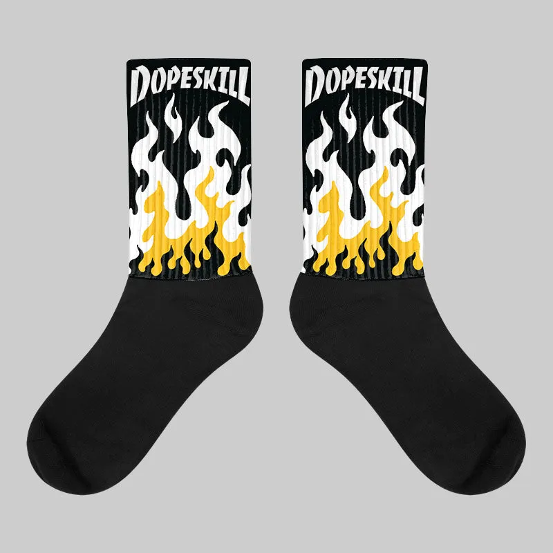 Max 96 Varsity Maize DopeSkill Sublimated Socks FIRE Graphic sold by DopeSkill
