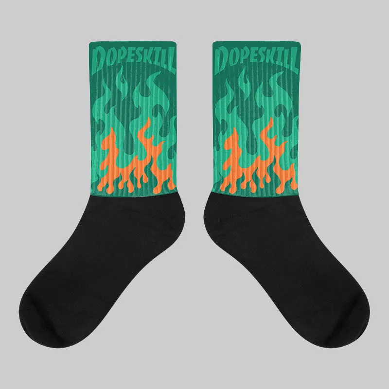 SP Nina Chanel Abney Bicoastal 3s DopeSkill Sublimated Socks FIRE Graphic sold by DopeSkill