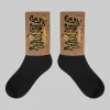 Metallic Gold 1s DopeSkill Sublimated Socks Hustle Graphic sold by DopeSkill