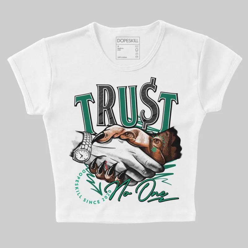 SP Nina Chanel Abney Bicoastal 3s DopeSkill Women's Crop Top Trust No One Graphic sold by DopeSkill