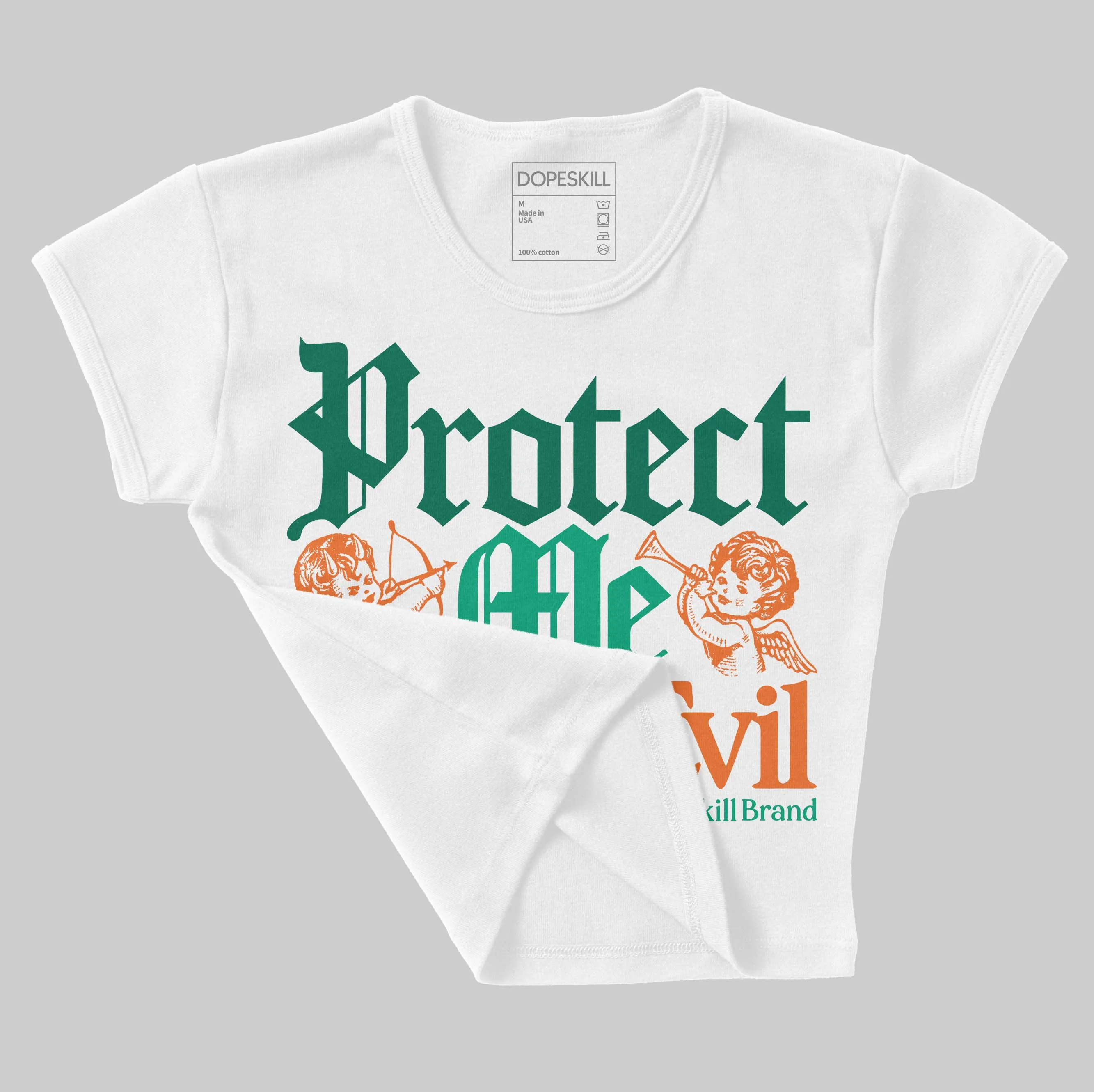 SP Nina Chanel Abney Bicoastal 3s DopeSkill Women's Crop Top Protect Me From Evil Graphic sold by DopeSkill product image thumbnail 3