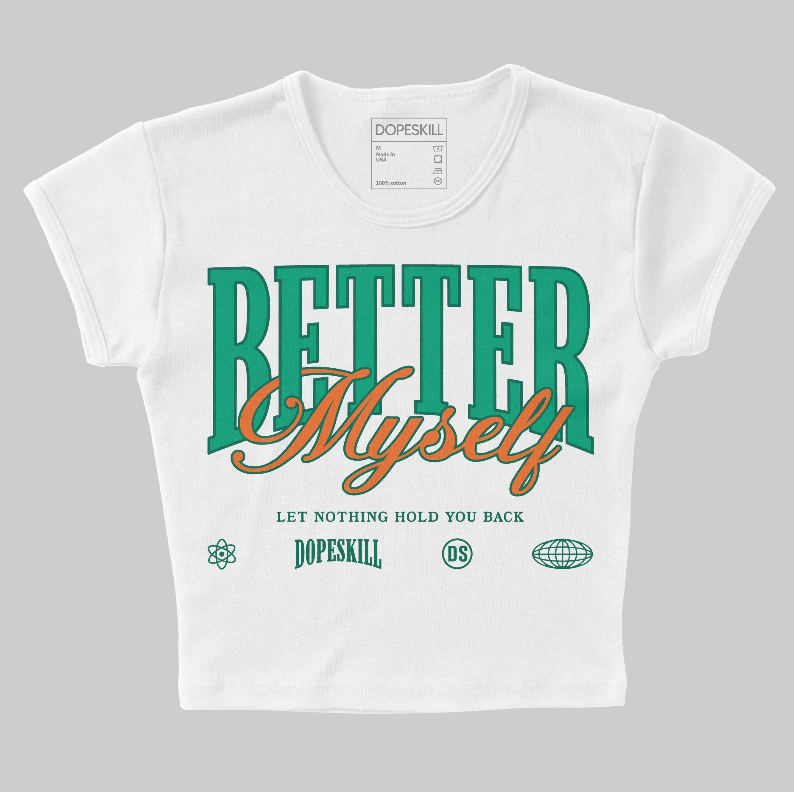 SP Nina Chanel Abney Bicoastal 3s DopeSkill Women's Crop Top Better Myself Graphic sold by DopeSkill