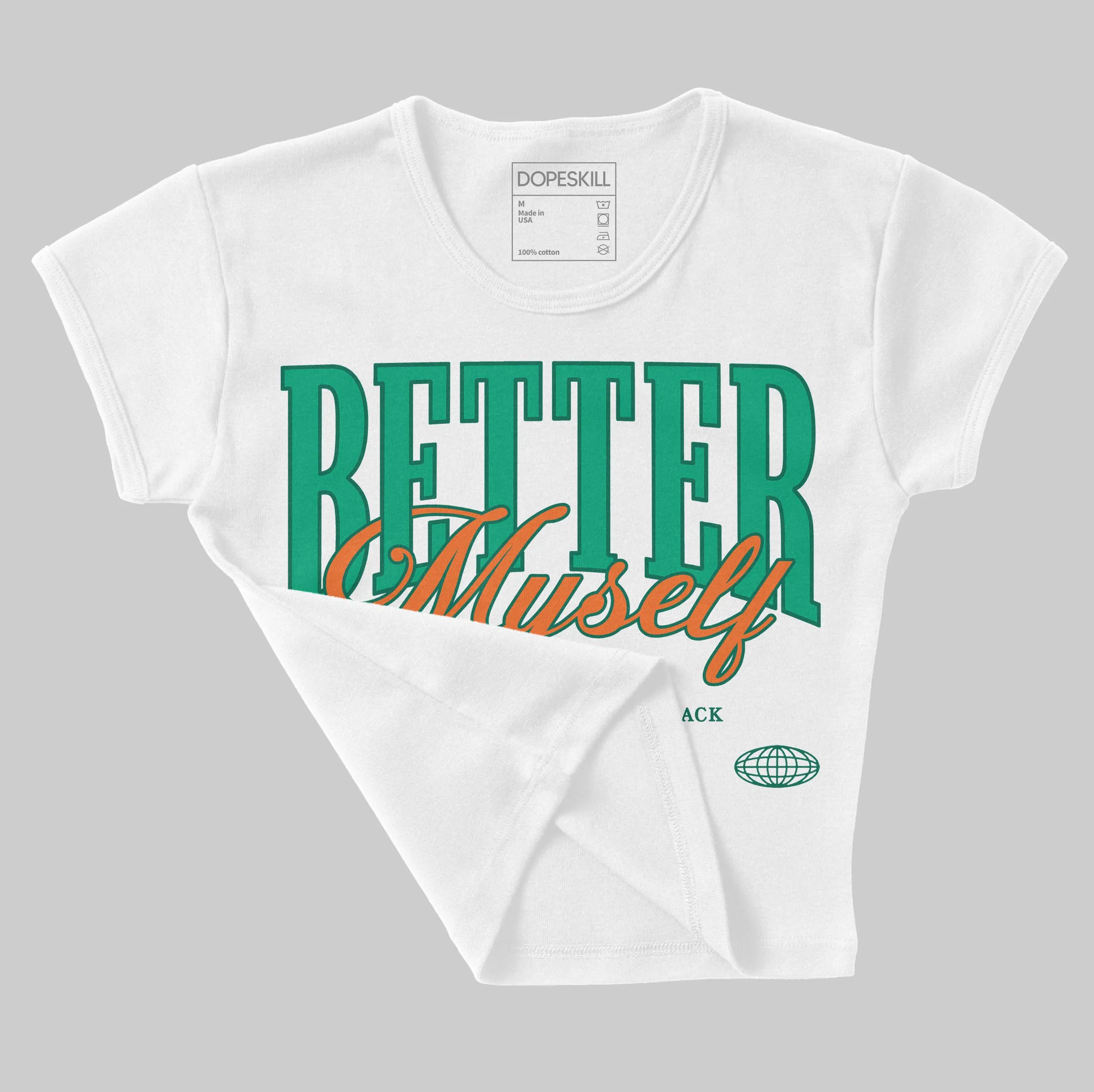 SP Nina Chanel Abney Bicoastal 3s DopeSkill Women's Crop Top Better Myself Graphic sold by DopeSkill product image thumbnail 3