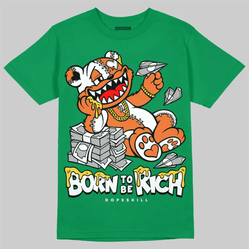 SP Nina Chanel Abney Bicoastal 3s DopeSkill Green T-shirt Born To Be Rich Graphic sold by DopeSkill