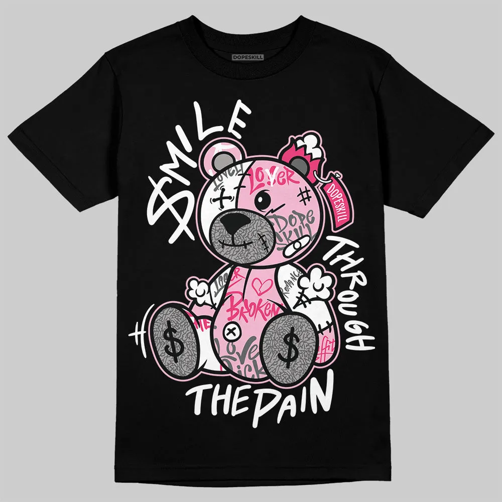 Wings 3s DopeSkill T-Shirt Smile Through The Pain Graphic sold by DopeSkill product image thumbnail 2