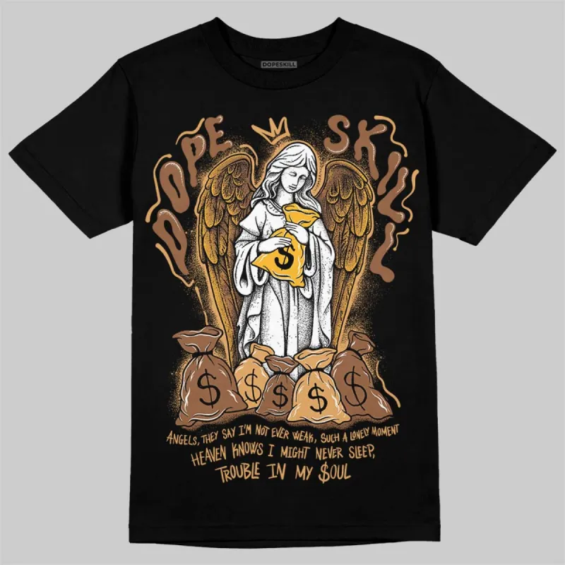 Metallic Gold 1s DopeSkill T-Shirt Angels Graphic sold by DopeSkill