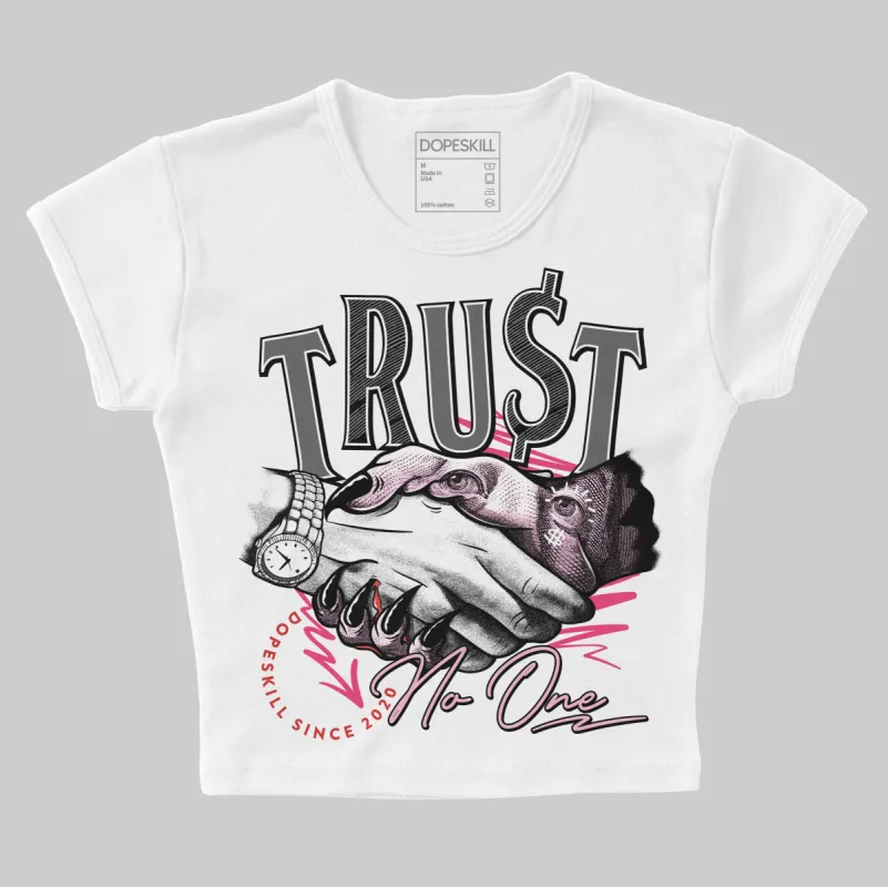 Wings 3s DopeSkill Women's Crop Top Trust No One Graphic sold by DopeSkill