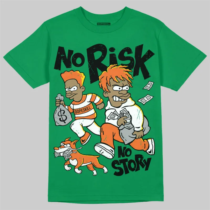 SP Nina Chanel Abney Bicoastal 3s DopeSkill Green T-shirt No Risk No Story Graphic sold by DopeSkill