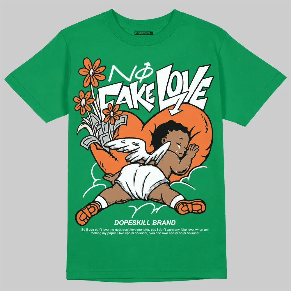 SP Nina Chanel Abney Bicoastal 3s DopeSkill Green T-shirt No Fake Love Graphic sold by DopeSkill