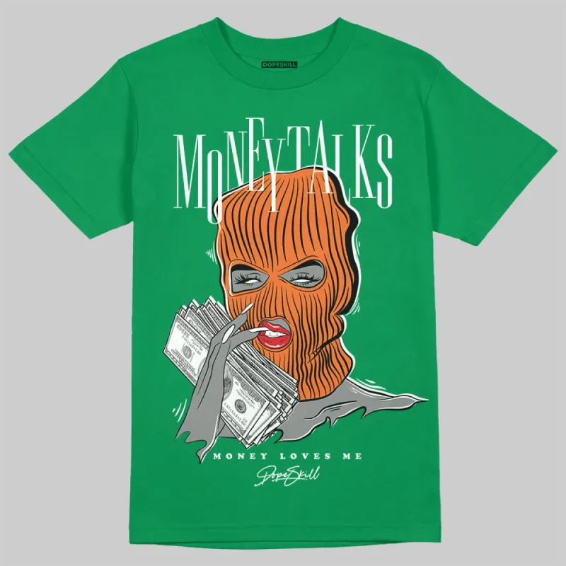 SP Nina Chanel Abney Bicoastal 3s DopeSkill Green T-shirt Money Talks Graphic sold by DopeSkill