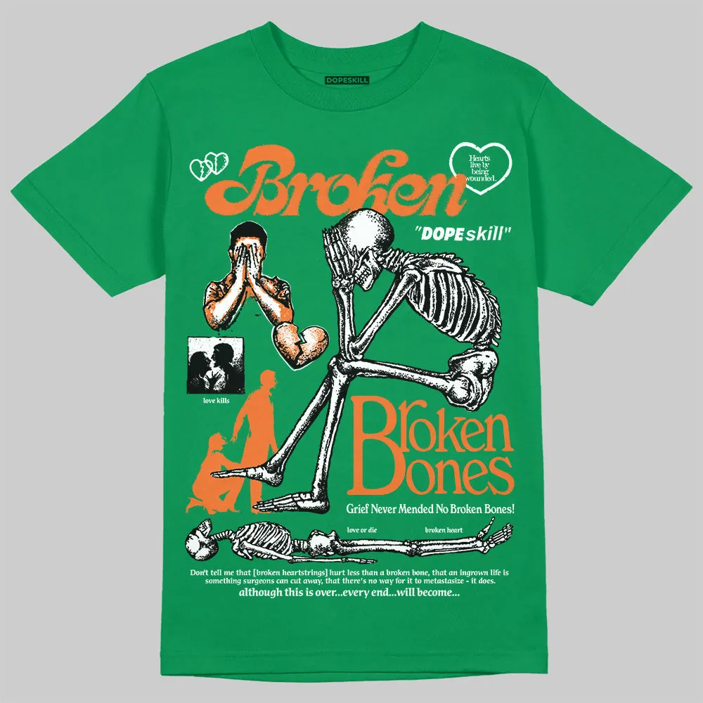 SP Nina Chanel Abney Bicoastal 3s DopeSkill Green T-shirt Broken Bones Graphic sold by DopeSkill