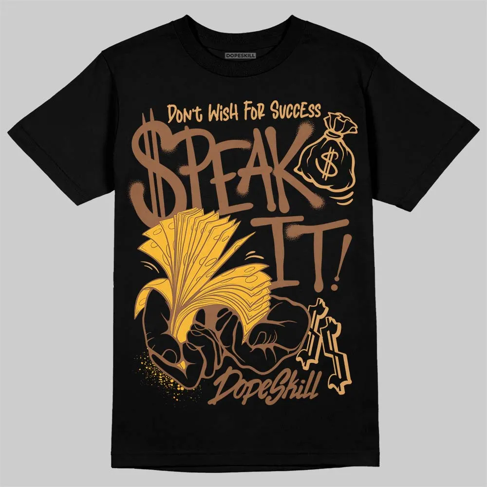 Metallic Gold 1s DopeSkill T-Shirt Speak It Graphic sold by DopeSkill