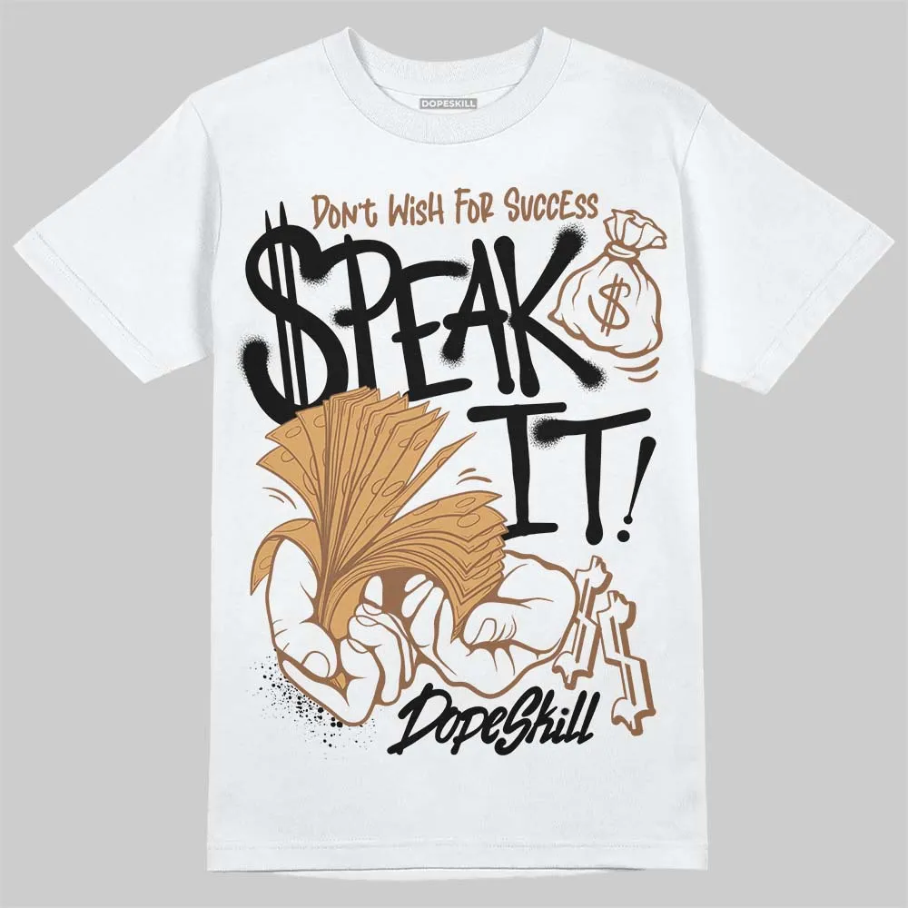 Metallic Gold 1s DopeSkill T-Shirt Speak It Graphic sold by DopeSkill product image thumbnail 2