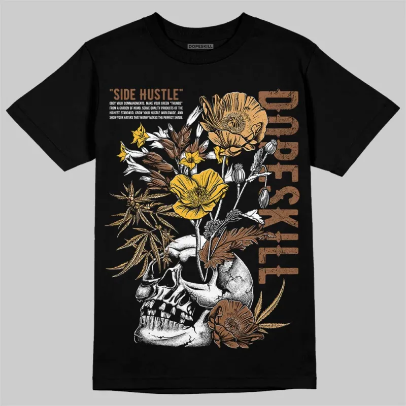 Metallic Gold 1s DopeSkill T-Shirt Side Hustle Graphic sold by DopeSkill