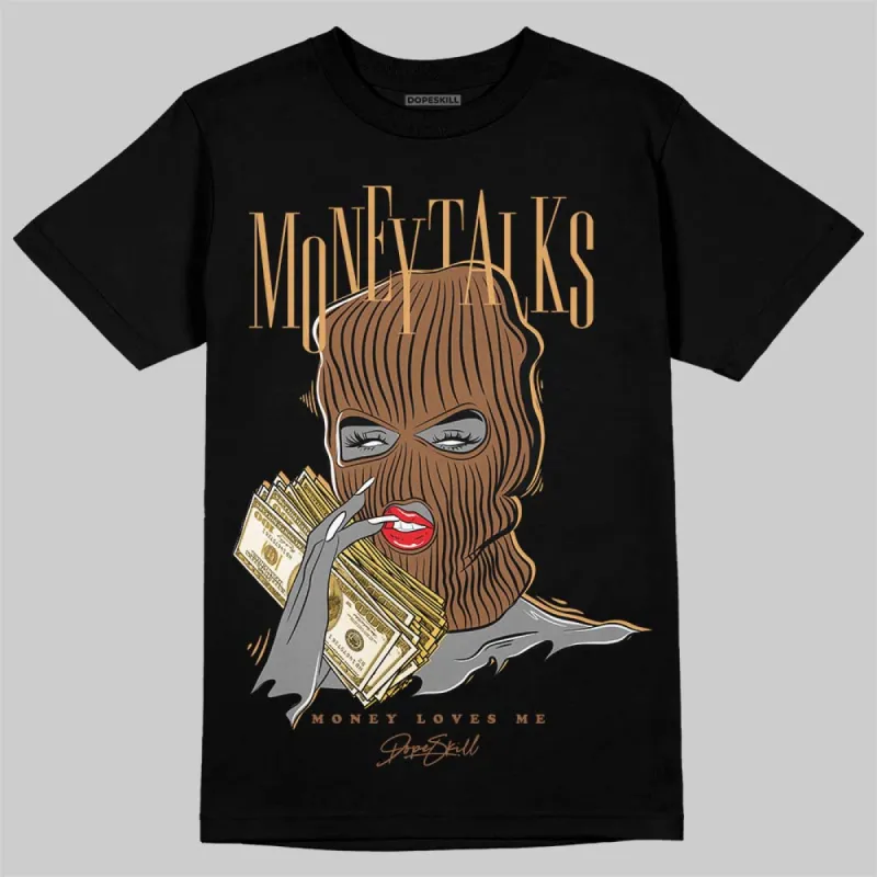 Metallic Gold 1s DopeSkill T-Shirt Money Talks Graphic sold by DopeSkill