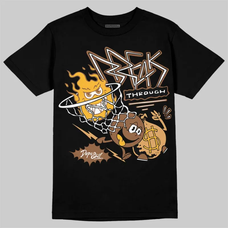 Metallic Gold 1s DopeSkill T-Shirt Break Through Graphic sold by DopeSkill