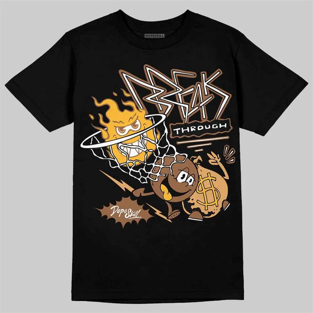 Metallic Gold 1s DopeSkill T-Shirt Break Through Graphic sold by DopeSkill