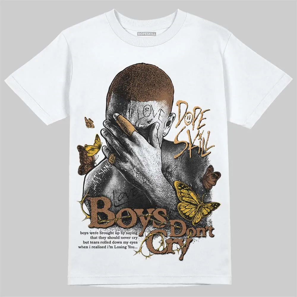Metallic Gold 1s DopeSkill T-Shirt Boys Don't Cry Graphic sold by DopeSkill product image thumbnail 2