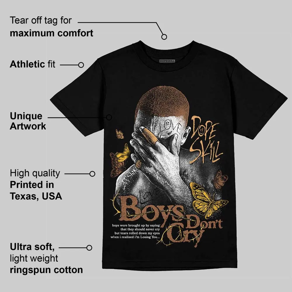 Metallic Gold 1s DopeSkill T-Shirt Boys Don't Cry Graphic sold by DopeSkill product image thumbnail 3