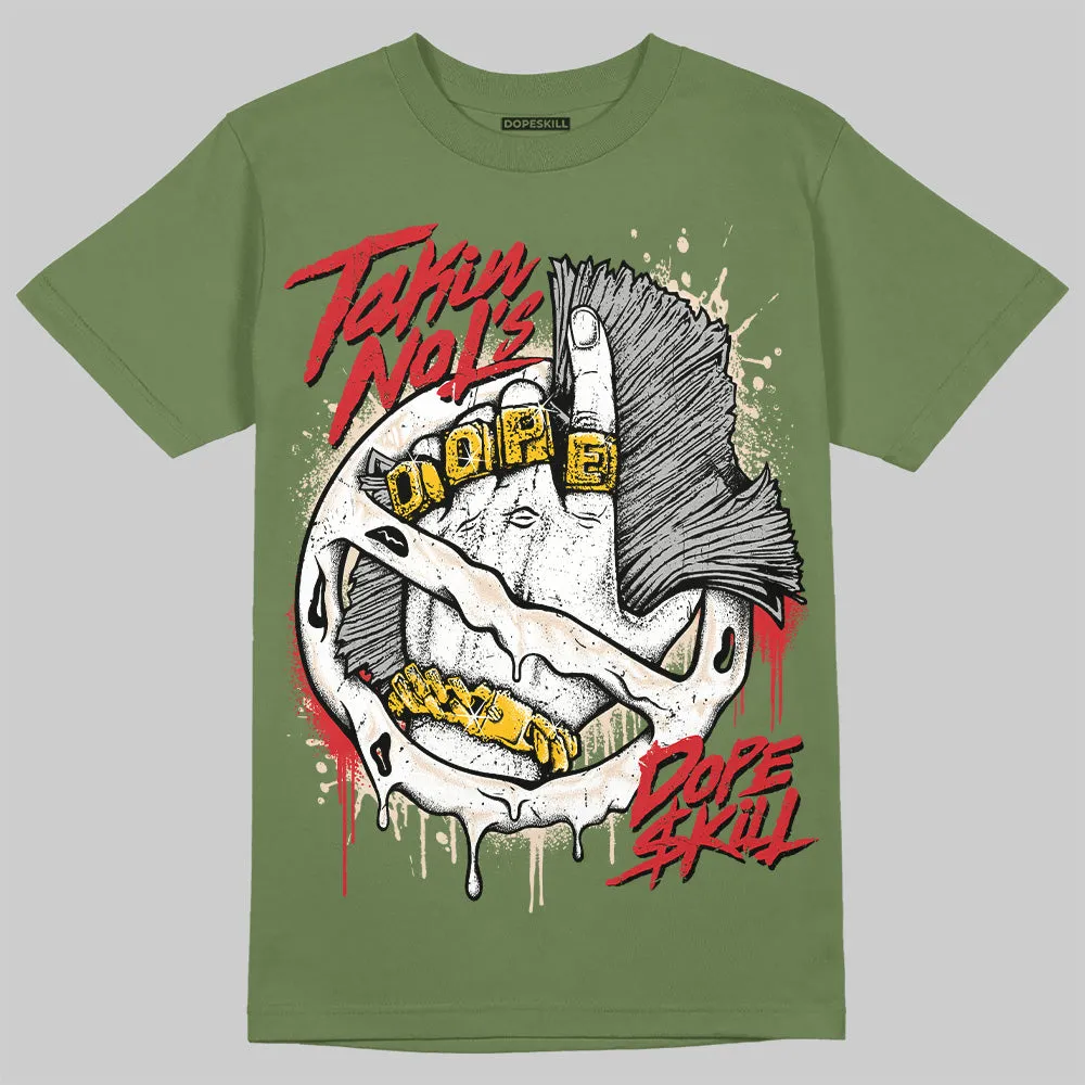 Medium Olive 1s DopeSkill Olive T-shirt Takin No L's Graphic sold by DopeSkill