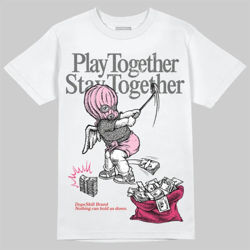 Wings 3s DopeSkill T-Shirt Play together, Stay together Graphic sold by DopeSkill