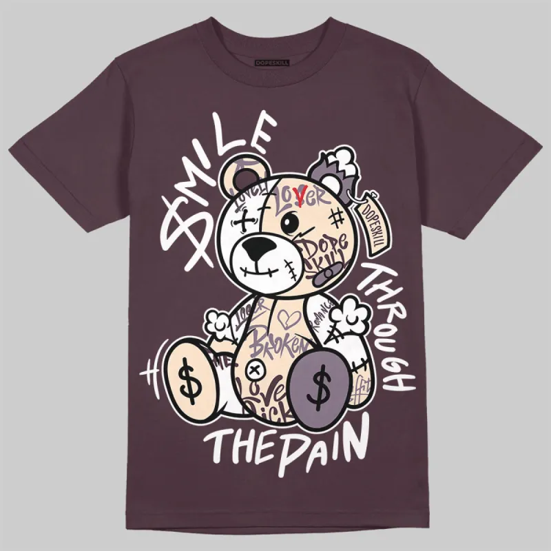 Phantom 4s DopeSkill Maroon T-shirt Smile Through The Pain Graphic sold by DopeSkill