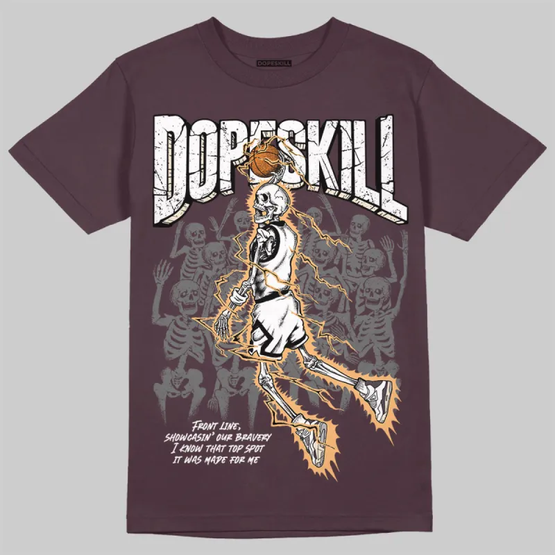 Phantom 4s DopeSkill Maroon T-shirt Thunder Dunk Graphic sold by DopeSkill