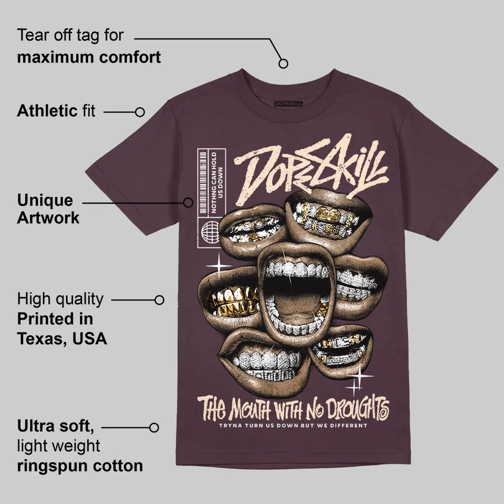 Phantom 4s DopeSkill Maroon T-shirt The Mouth With No Droughts Graphic sold by DopeSkill product image thumbnail 2