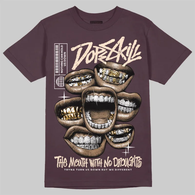 Phantom 4s DopeSkill Maroon T-shirt The Mouth With No Droughts Graphic sold by DopeSkill
