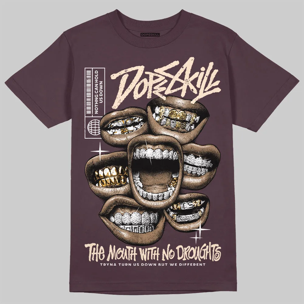 Phantom 4s DopeSkill Maroon T-shirt The Mouth With No Droughts Graphic sold by DopeSkill