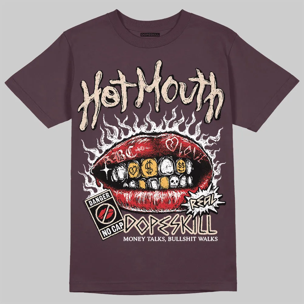 Phantom 4s DopeSkill Maroon T-shirt Hot Mouth Graphic sold by DopeSkill