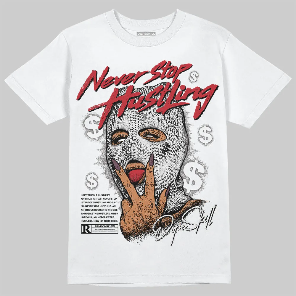 1906R NB Silver Classic Crimson DopeSkill T-Shirt Never Stop Hustling Graphic sold by DopeSkill
