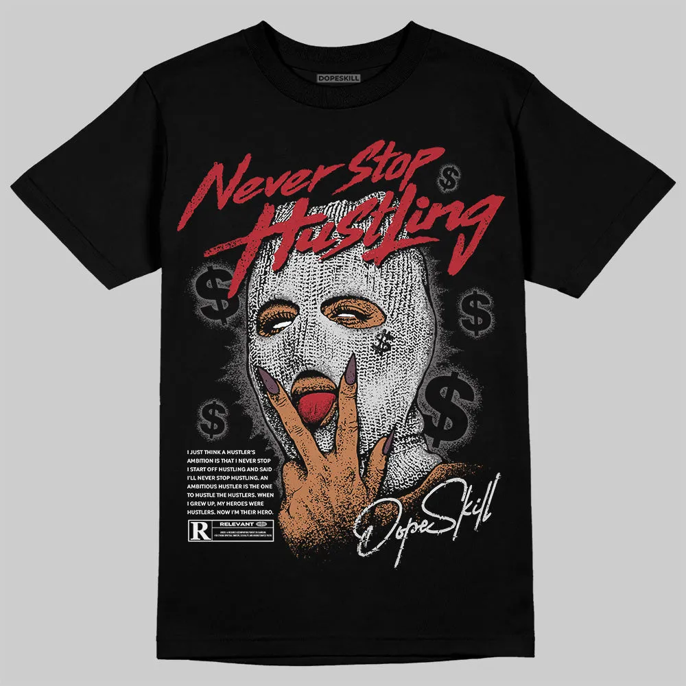 1906R NB Silver Classic Crimson DopeSkill T-Shirt Never Stop Hustling Graphic sold by DopeSkill product image thumbnail 2
