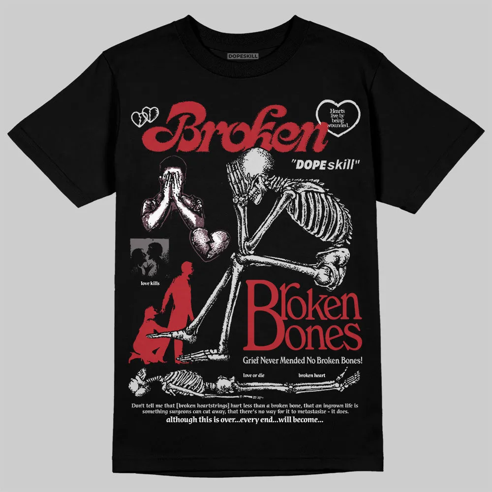 1906R NB Silver Classic Crimson DopeSkill T-Shirt Broken Bones Graphic sold by DopeSkill product image thumbnail 2
