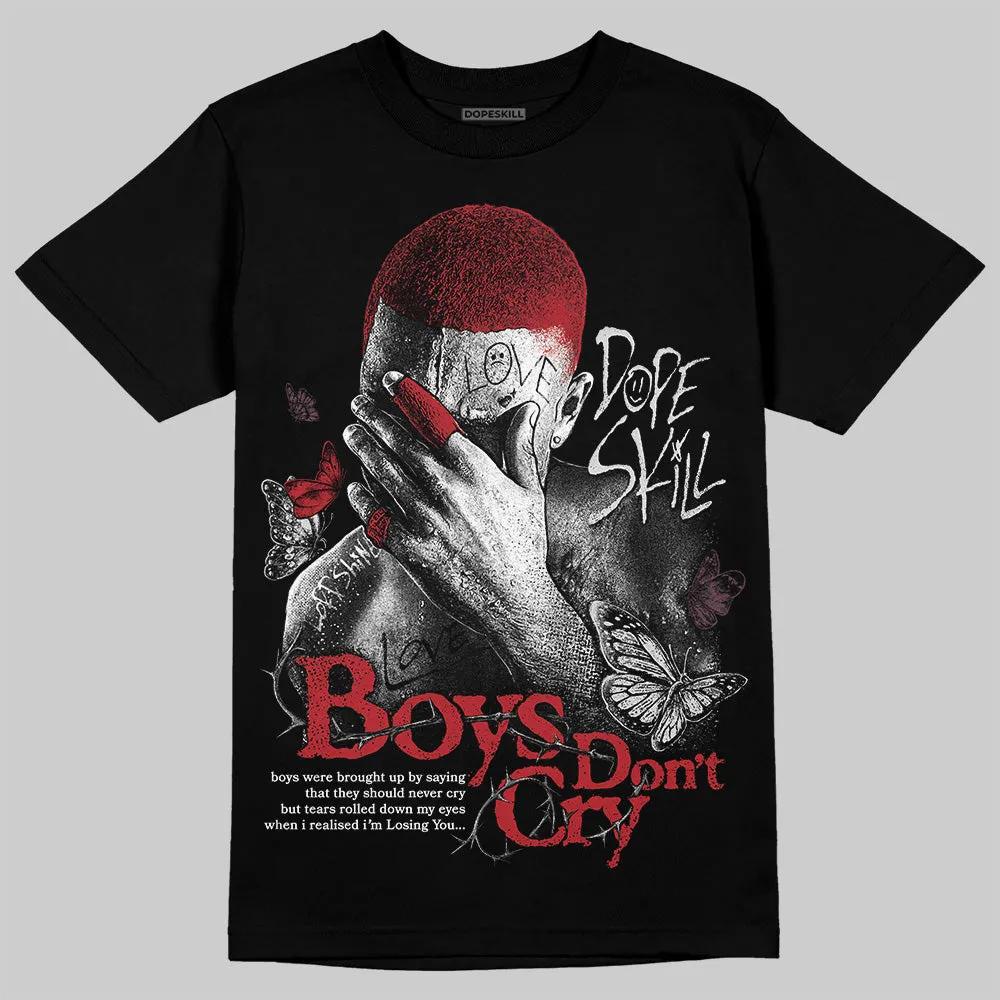 1906R NB Silver Classic Crimson DopeSkill T-Shirt Boys Don't Cry Graphic sold by DopeSkill product image thumbnail 2