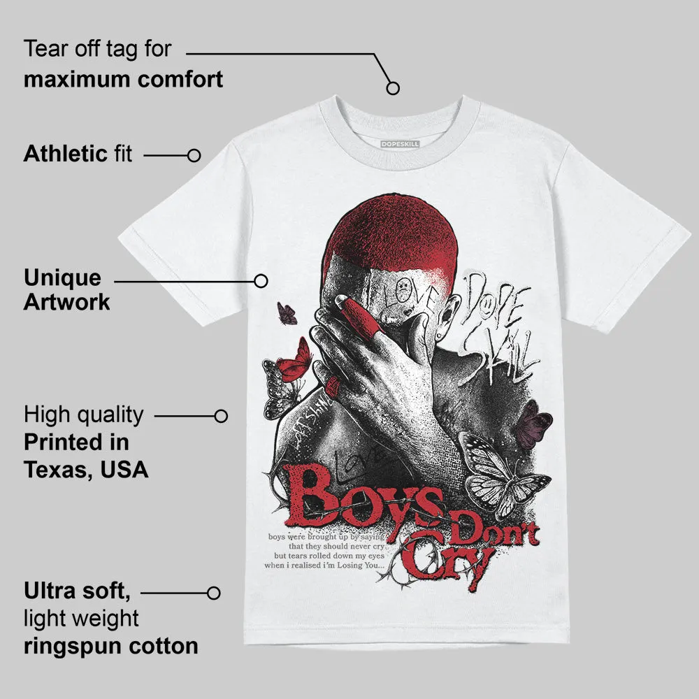 1906R NB Silver Classic Crimson DopeSkill T-Shirt Boys Don't Cry Graphic sold by DopeSkill product image thumbnail 3