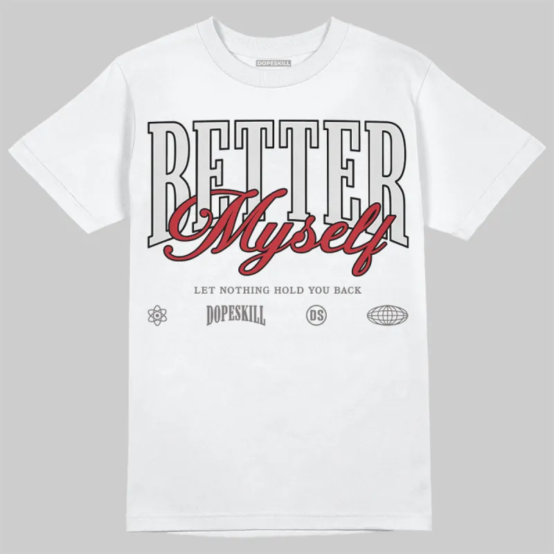 1906R NB Silver Classic Crimson DopeSkill T-Shirt Better Myself Graphic sold by DopeSkill