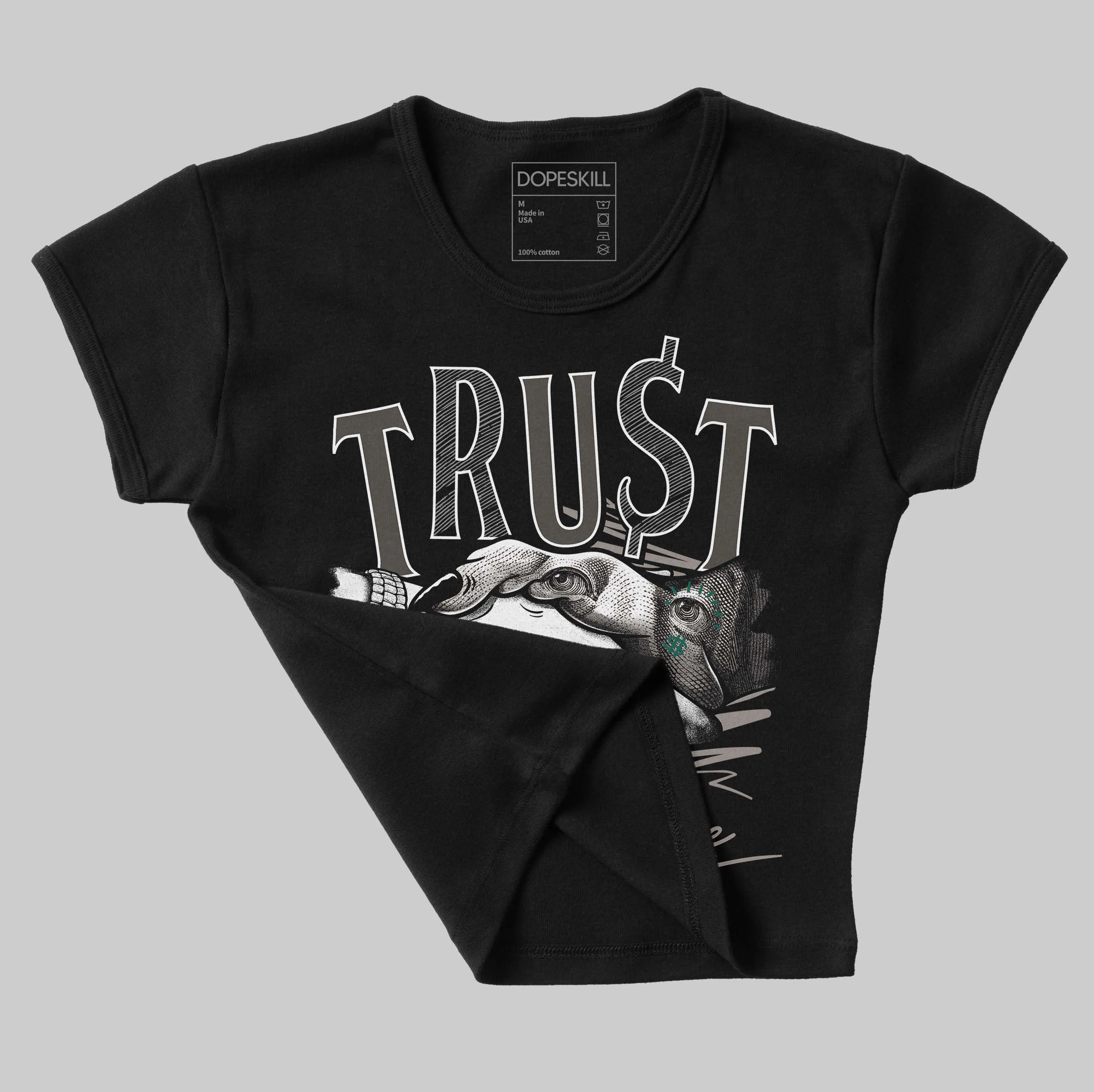 2002R Protection Pack Rain Cloud DopeSkill Women's Crop Top Trust No One Graphic sold by DopeSkill product image thumbnail 4