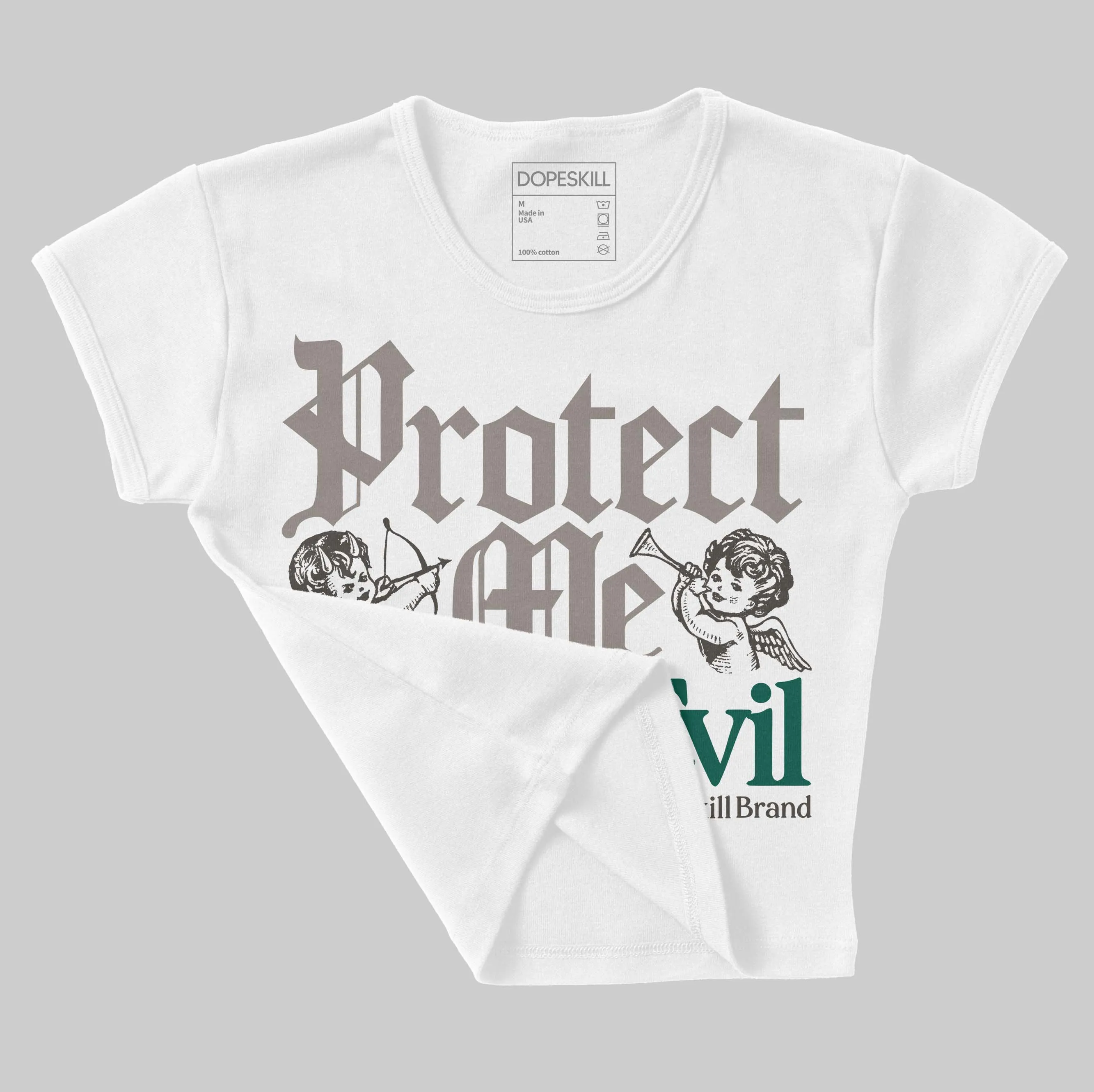 2002R Protection Pack Rain Cloud DopeSkill Women's Crop Top Protect Me From Evil Graphic sold by DopeSkill product image thumbnail 3