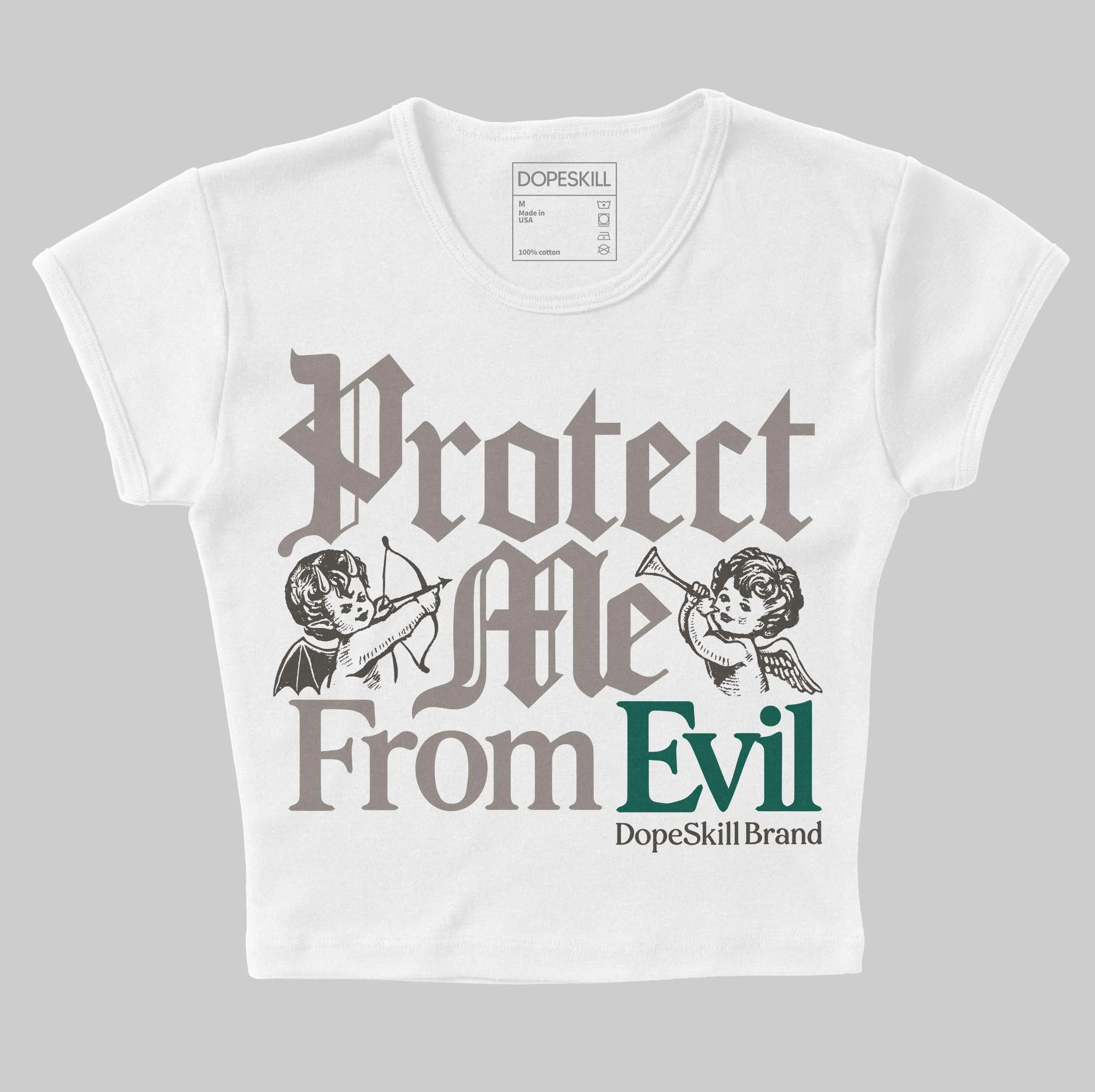 2002R Protection Pack Rain Cloud DopeSkill Women's Crop Top Protect Me From Evil Graphic sold by DopeSkill