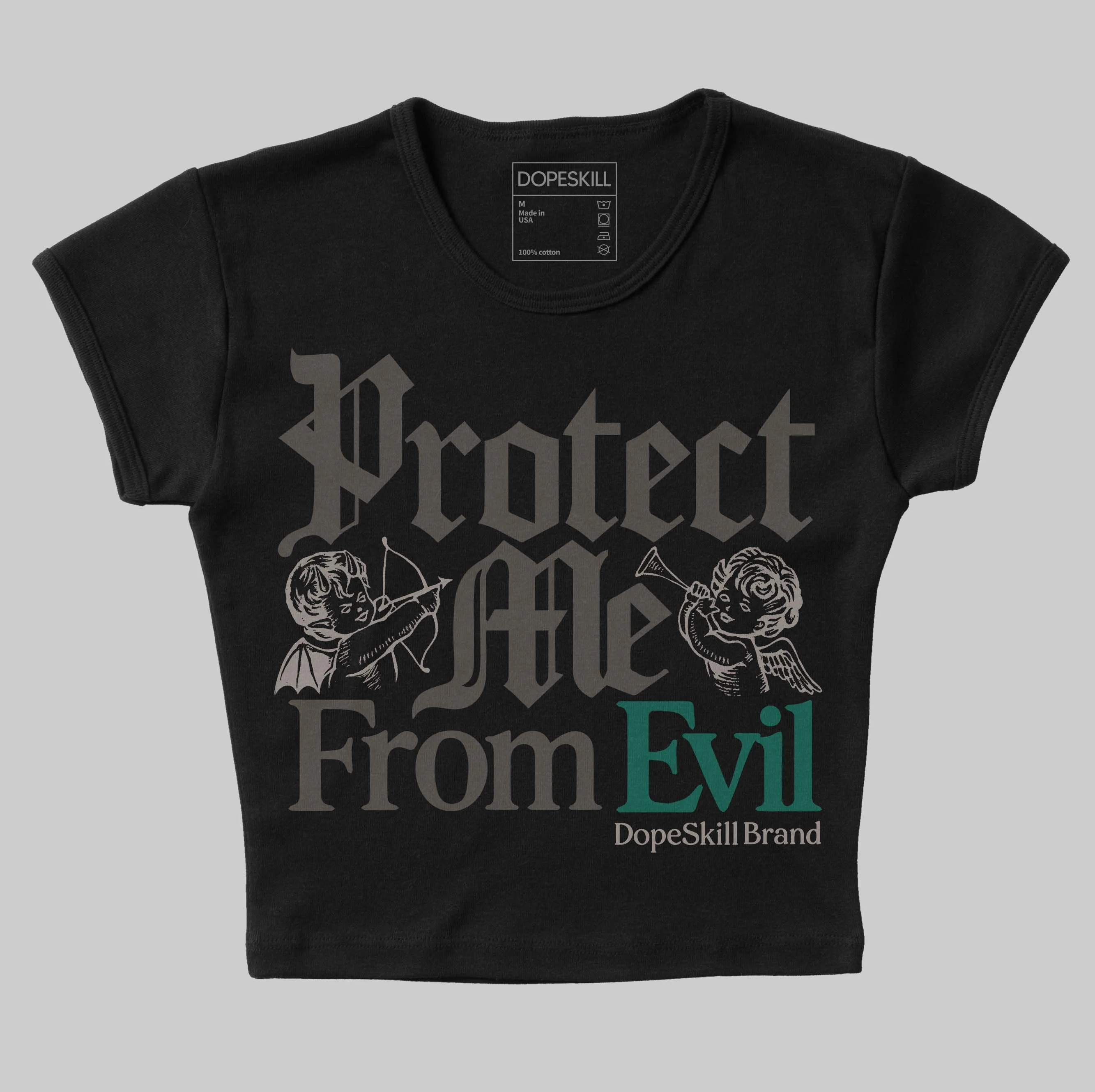 2002R Protection Pack Rain Cloud DopeSkill Women's Crop Top Protect Me From Evil Graphic sold by DopeSkill product image thumbnail 2