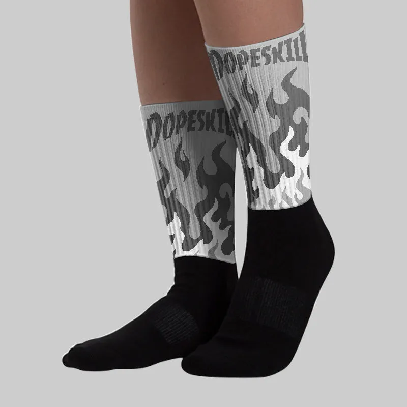 NB 2002R Steel Orca DopeSkill Sublimated Socks FIRE Graphic sold by DopeSkill product image thumbnail 3