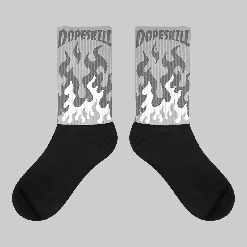 NB 2002R Steel Orca DopeSkill Sublimated Socks FIRE Graphic sold by DopeSkill